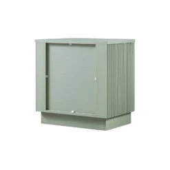 Maru 1-Drawer Bedside Table, Sage Green 24 Maru 1-Drawer Bedside Table, Sage Green -Daals BSD 167 SAGE WB5