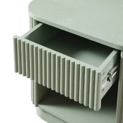 Maru 1-Drawer Bedside Table, Sage Green 26 Maru 1-Drawer Bedside Table, Sage Green -Daals BSD 167 SAGE detail2