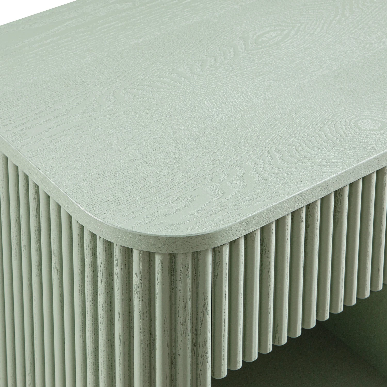 Maru 1-Drawer Bedside Table, Sage Green 14 Maru 1-Drawer Bedside Table, Sage Green - Image 14