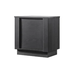 Maru 2-Drawer Bedside Table, Black -Daals BSD 168 BLACK WB5