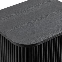 Maru 2-Drawer Bedside Table, Black -Daals BSD 168 BLACK detail3