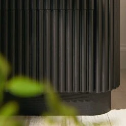 Maru 2-Drawer Bedside Table, Black -Daals BSD 168 BLACK scene5