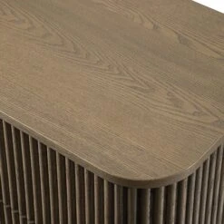 Maru 2-Drawer Bedside Table, Silver Oak -Daals BSD 168 SILK detail2