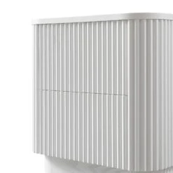 Maru 2-Drawer Bedside Table, Washed White -Daals BSD 168 WHITE detail1