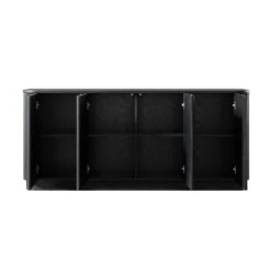 Maru Large 4-Door Sideboard, Black -Daals BSD 170 BLACK WB4