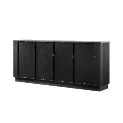 Maru Large 4-Door Sideboard, Black -Daals BSD 170 BLACK WB6