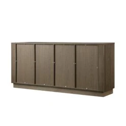 Maru Large 4-Door Sideboard, Silver Oak -Daals BSD 170 SILK WB6