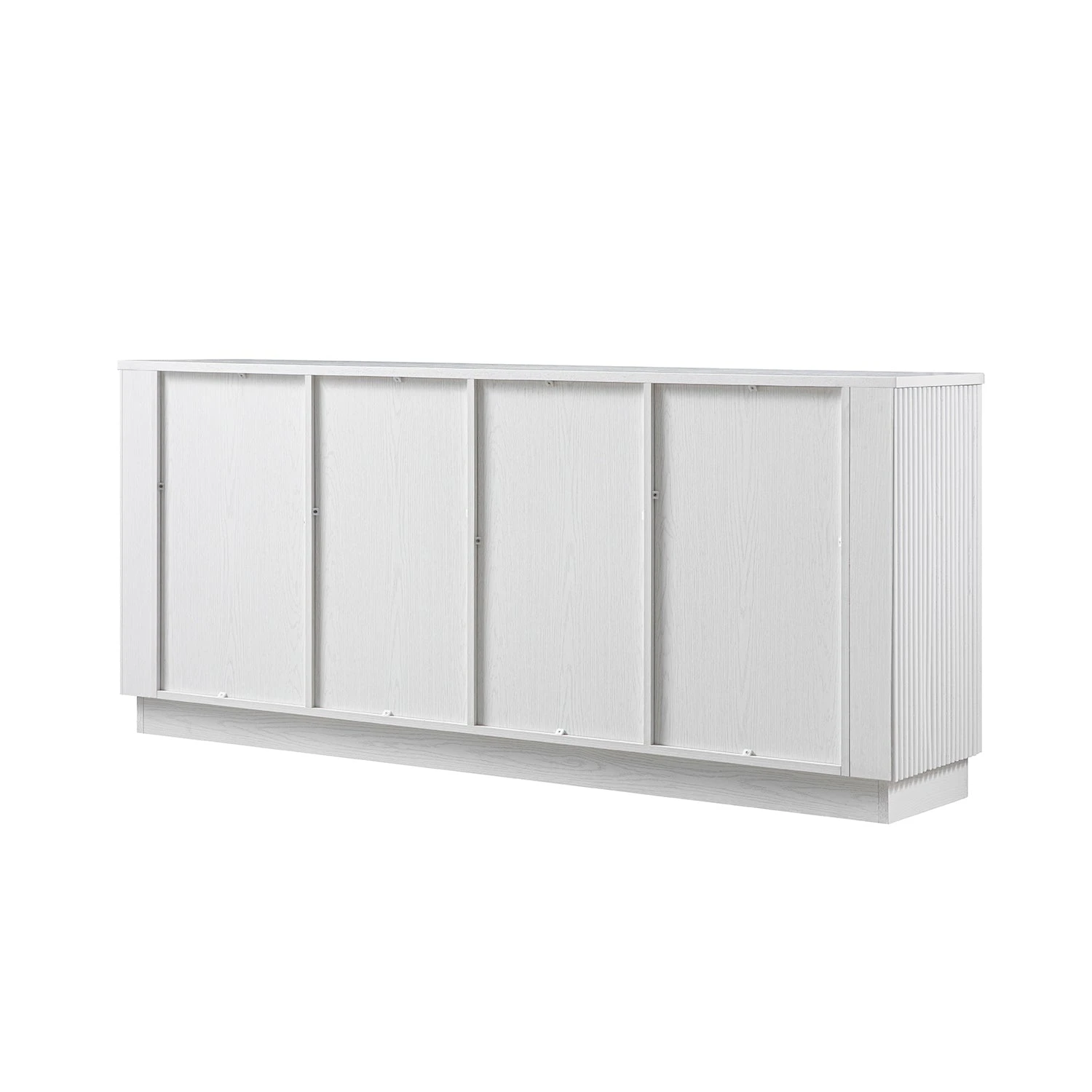 Maru Large 4-Door Sideboard, Washed White 7 Maru Large 4-Door Sideboard, Washed White - Image 7