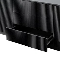 Maru Large 2-Door Sideboard With Drawers, Black -Daals BSD 171 BLACK detail2