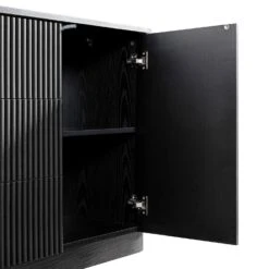 Maru Large 2-Door Sideboard With Drawers, Black -Daals BSD 171 BLACK detail3