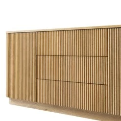 Maru Large 2-Door Sideboard With Drawers, Oak -Daals BSD 171 OAK detail1