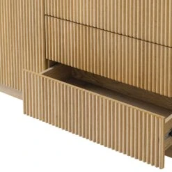 Maru Large 2-Door Sideboard With Drawers, Oak -Daals BSD 171 OAK detail2