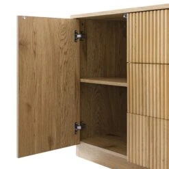 Maru Large 2-Door Sideboard With Drawers, Oak -Daals BSD 171 OAK detail3