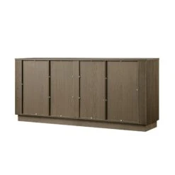 Maru Large 2-Door Sideboard With Drawers, Silver Oak -Daals BSD 171 SILK WB6