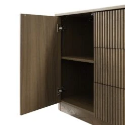 Maru Large 2-Door Sideboard With Drawers, Silver Oak -Daals BSD 171 SILK detail3