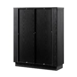Maru Tall Cabinet, Black -Daals BSD 172 BLACK WB6