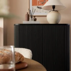 Maru Tall Cabinet, Black -Daals BSD 172 BLACK scene3