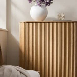 Maru Tall Cabinet, Oak -Daals BSD 172 OAK scene3