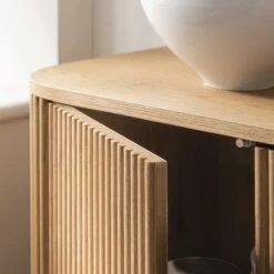 Maru Tall Cabinet, Oak -Daals BSD 172 OAK scene7