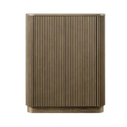 Maru Tall Cabinet, Silver Oak -Daals BSD 172 SILK WB1