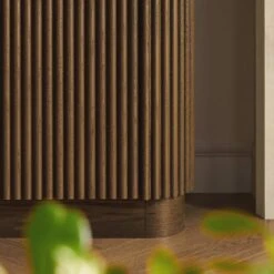 Maru Tall Cabinet, Silver Oak -Daals BSD 172 SILK scene6