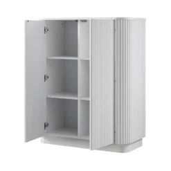 Maru Tall Cabinet, Washed White -Daals BSD 172 WHITE WB4