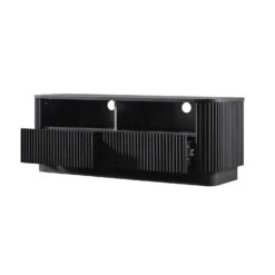 Maru 120cm TV Unit With Drawers, Black -Daals BSD 173 BLACK WB3