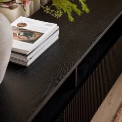 Maru 162cm TV Unit With Drawers, Black -Daals BSD 174 BLACK scene2