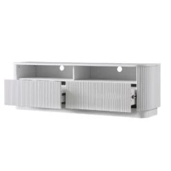 Maru 162cm TV Unit With Drawers, Washed White -Daals BSD 174 WHITE WB3