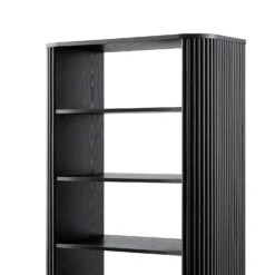 Maru Bookcase With Cabinet, Black -Daals BSD 175 BLACK detail2
