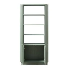 Maru Bookcase With Cabinet, Sage Green -Daals BSD 175 SAGE WB3