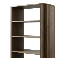 Maru Bookcase With Cabinet, Silver Oak -Daals BSD 175 SILK detail3