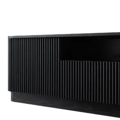 Maru 200cm Wide TV Unit With Drawers, Black -Daals BSD 180 BLACK detail1