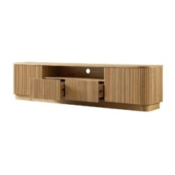 Maru 200cm Wide TV Unit With Drawers, Oak -Daals BSD 180 OAK WB4