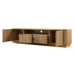 Maru 200cm Wide TV Unit With Drawers, Oak -Daals BSD 180 OAK WB5