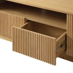 Maru 200cm Wide TV Unit With Drawers, Oak -Daals BSD 180 OAK detail2
