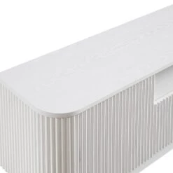 Maru 200cm Wide TV Unit With Drawers, Washed White -Daals BSD 180 WHITE detail3