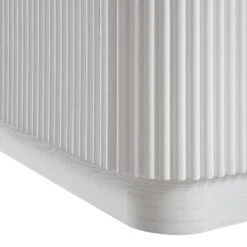 Maru 200cm Wide TV Unit With Drawers, Washed White -Daals BSD 180 WHITE detail4