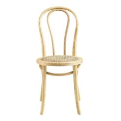 Camille Elm Wood And Rattan Bentwood Dining Chair, Natural 13 Camille Elm Wood And Rattan Bentwood Dining Chair, Natural -Daals DCH 002 NAT WB2