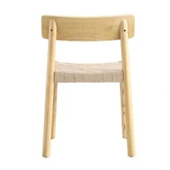 Ditton Set Of 2 Elm Wood And Jute Dining Chairs, Natural 18 Ditton Set Of 2 Elm Wood And Jute Dining Chairs, Natural -Daals DCH 086 NAT 2P WB6