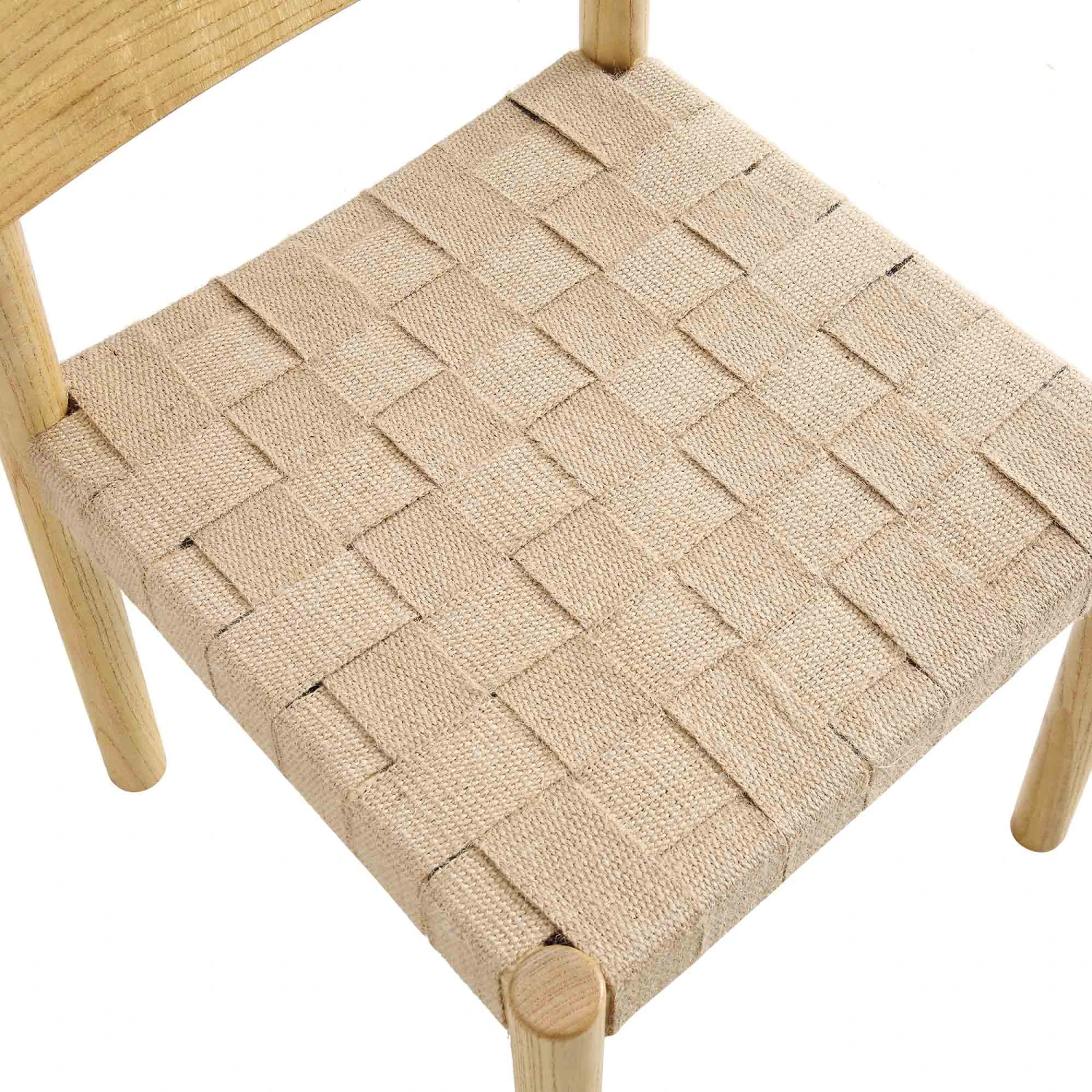 Ditton Set Of 2 Elm Wood And Jute Dining Chairs, Natural 10 Ditton Set Of 2 Elm Wood And Jute Dining Chairs, Natural - Image 10