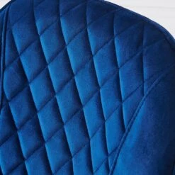 Set Of 2 Cosford Diamond Stitch Dining Chairs (Blue Velvet) 10 Set Of 2 Cosford Diamond Stitch Dining Chairs (Blue Velvet) -Daals DCH 2092B BLUEVEL 2P scene2