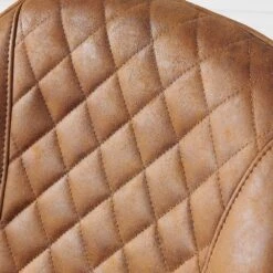 Set Of 2 Cosford Diamond Stitch Dining Chairs (Vintage Tan Leather Effect Fabric) 10 Set Of 2 Cosford Diamond Stitch Dining Chairs (Vintage Tan Leather Effect Fabric) -Daals DCH 2092B COGNAC KJB 2P scene2