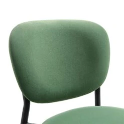 Kelmarsh Set Of 2 Grass Green Velvet Upholstered Dining Chairs -Daals DCH 2128 GRASS VEL 2P detail1