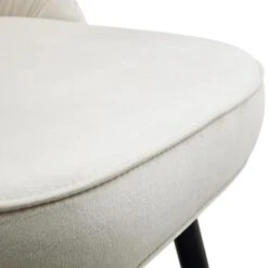 Miyae Set Of 2 Pleated Champange Velvet Upholstered Dining Chairs 23 Miyae Set Of 2 Pleated Champange Velvet Upholstered Dining Chairs -Daals DCH 2144 CHAMP VEL 2P detail4