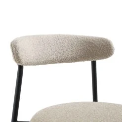 Donna Set Of 2 Taupe Boucle Dining Chairs -Daals DCH 2149 TAUPE BOUCLE 2P detail1