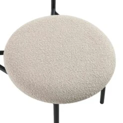 Donna Set Of 2 Taupe Boucle Dining Chairs -Daals DCH 2149 TAUPE BOUCLE 2P detail2