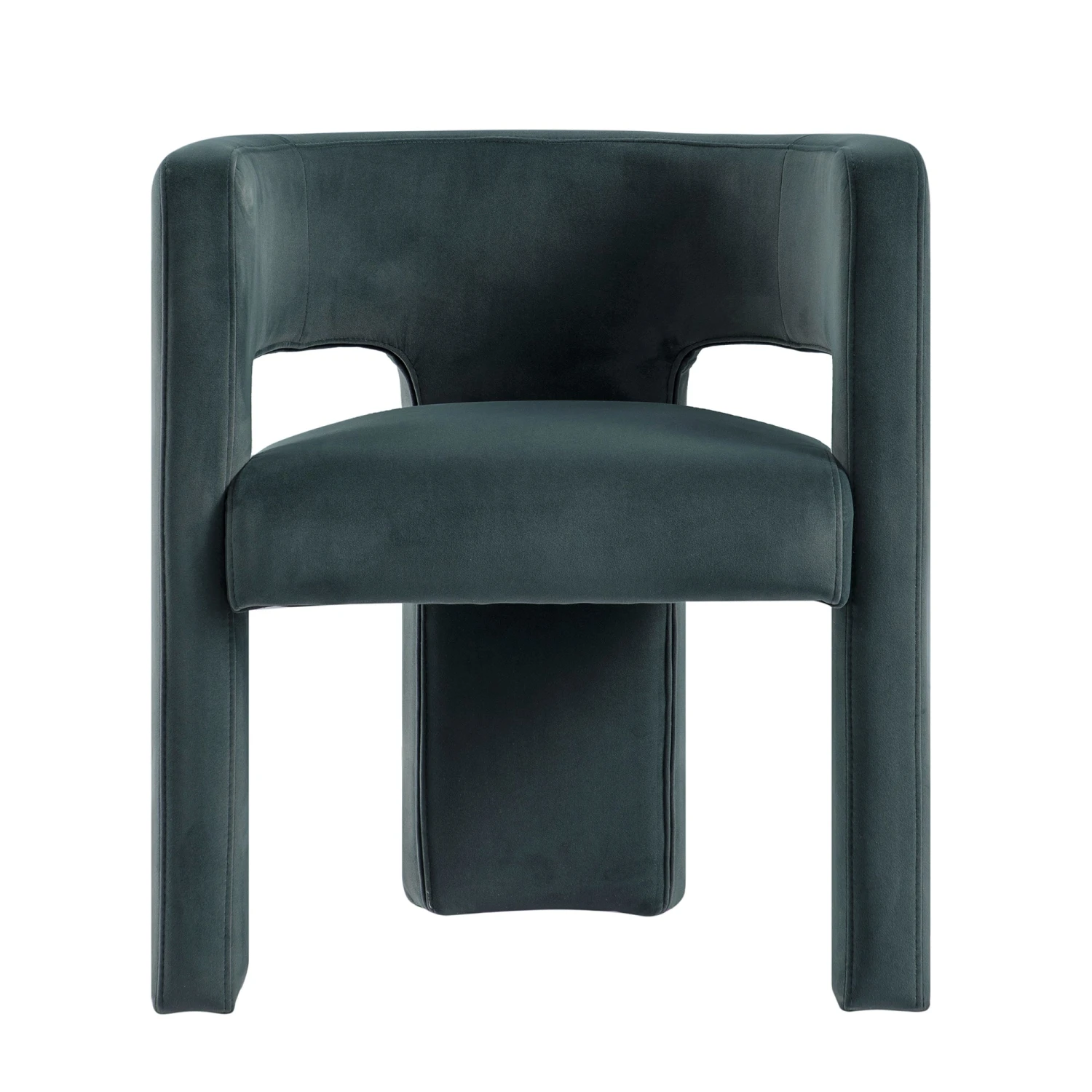 Greenwich Aegean Blue Velvet Dining Chair 1 Greenwich Aegean Blue Velvet Dining Chair