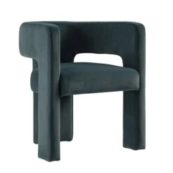 Greenwich Aegean Blue Velvet Dining Chair 13 Greenwich Aegean Blue Velvet Dining Chair -Daals DCH 2159 AEGEAN VEL WB3