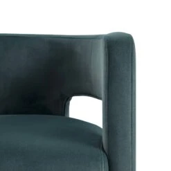 Greenwich Aegean Blue Velvet Dining Chair 17 Greenwich Aegean Blue Velvet Dining Chair -Daals DCH 2159 AEGEAN VEL detail1